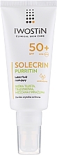 Fragrances, Perfumes, Cosmetics Light Mattifying Fluid SPF 50+ for Oily Skin - Iwostin Solecrin Purritin Light Matting Fluid