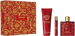 Fragrances, Perfumes, Cosmetics Versace Eros Flame - Set (edp/100ml+sh/gel/150ml+edp/10ml)