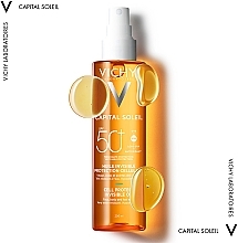 Face, Body and Hair Ends Waterproof Sunscreen Oil, SPF 50+ - Vichy Capital Soleil Invisible Oil SPF 50+ — photo N2