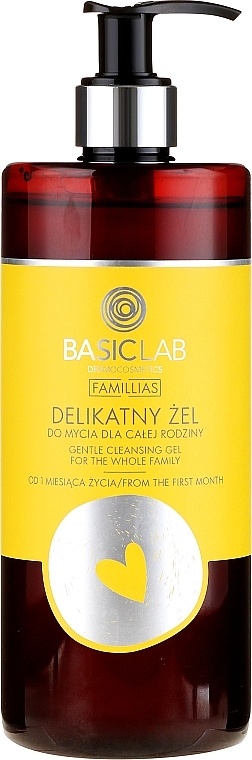 Family Gentle Cleansing Gel - BasicLab Dermocosmetics Famillias — photo N66