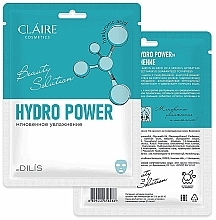 Fragrances, Perfumes, Cosmetics Sheet Face Mask - Claire Cosmetics Hydro Power