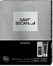 Fragrances, Perfumes, Cosmetics David Beckham Respect - Set (deo/75ml + sh/gel/200ml)