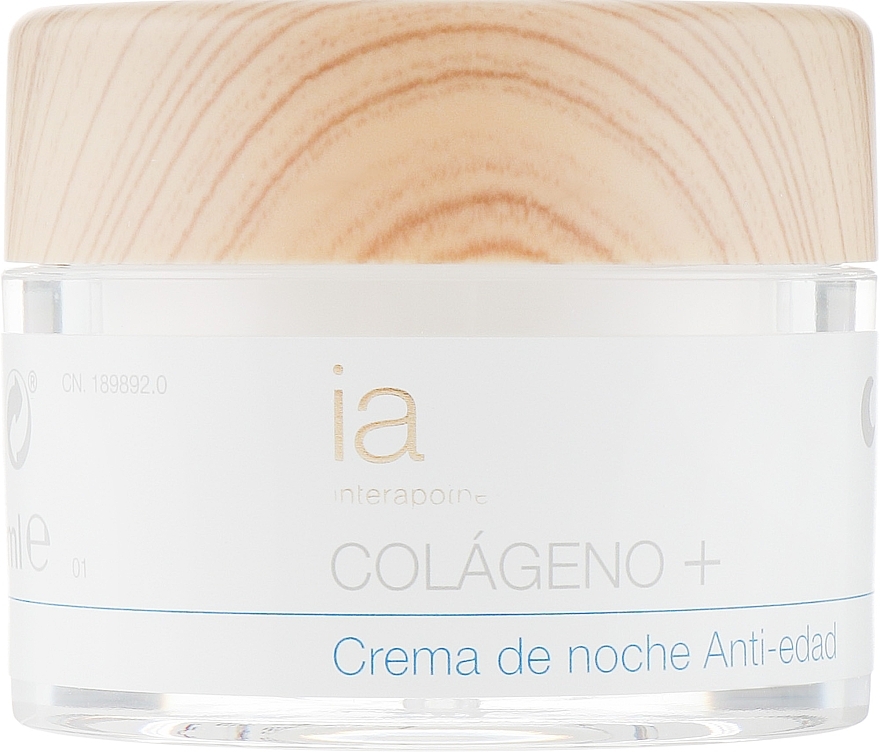 Collagen and Vitamin C Anti-Ageing Night Face Cream - Interapothek Crema De Noche Anti-Edad Colageno + — photo N2