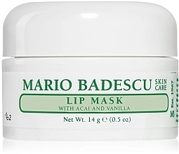 Fragrances, Perfumes, Cosmetics Night Lip Mask - Mario Badescu Lip Mask with Acai and Vanilla