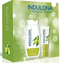 Fragrances, Perfumes, Cosmetics Set - Indulona Oliva Duopack (b/milk/250ml + h/cr/85ml)