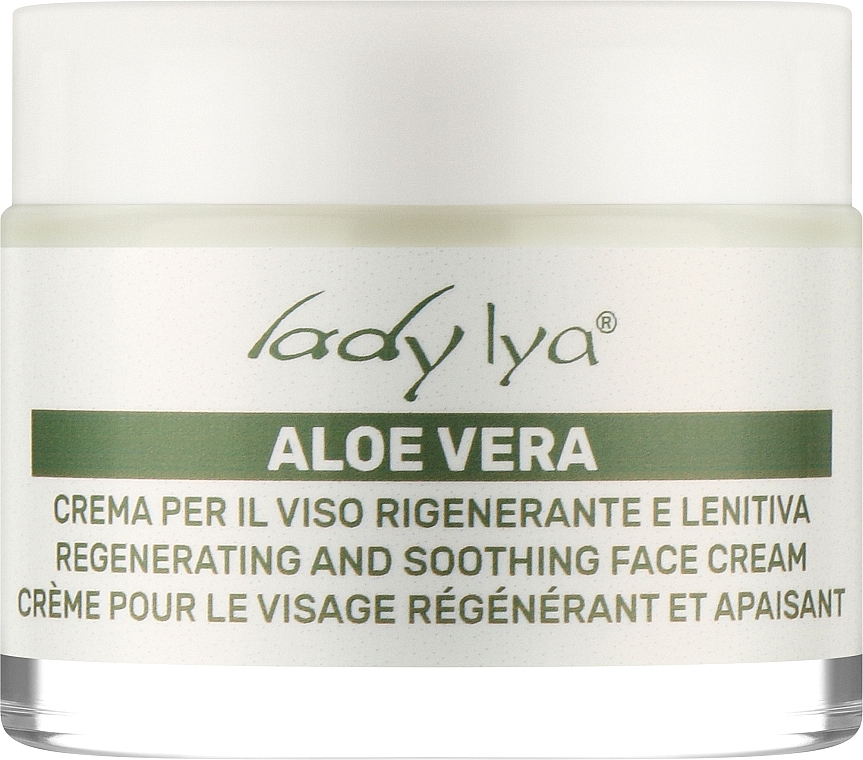 Soothing Face Cream with Aloe Vera - Lady Lya Face Cream — photo N1