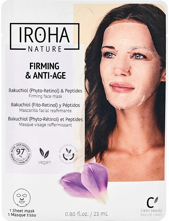 Face Sheet Mask - Iroha Nature Firming & Anti-Age Face Sheet Mask — photo N3