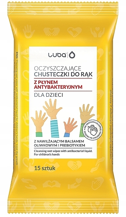 Antibacterial Wet Baby Wipes - Luba — photo N1