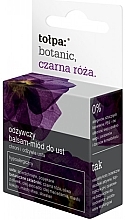 Fragrances, Perfumes, Cosmetics Nourishing Lip Balm - Tolpa Botanic Czarna Roza Nourishing Lip Balm