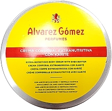 Fragrances, Perfumes, Cosmetics Alvarez Gomez Agua De Colonia Concentrada Crema de Karite Corporal - Body Cream