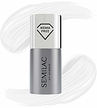 Fragrances, Perfumes, Cosmetics Hybrid Base Coat - Semilac UV Hybrid Base HEMA Free