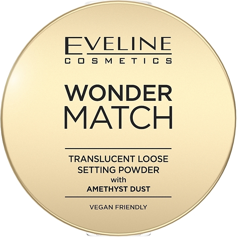 Amethyst Setting Powder - Eveline Wonder Match Translucent Loose Setting Powder With Amethyst Dust — photo N1