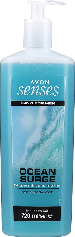 Shower Gel "Ocean Energy" - Avon Senses Ocean Surge Shower Gel — photo N3