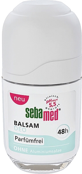 Roller Balm-Deodorant - Sebamed Balsam Deo 48H Roll-On — photo N1