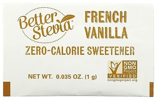 French Vanilla Natural Sweetener - Now Foods Better Stevia French Vanilla Sweetener — photo N2