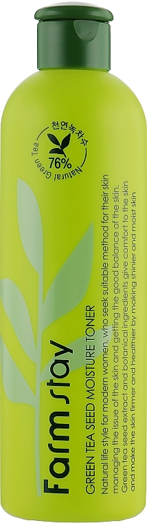 Cleasning Face Toner - FarmStay Green Tea Seed Moisture Toner — photo N1
