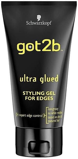 Strong Hold Styling Hair Gel - Schwarzkopf Got2b Ultra Glued Styling Gel — photo N1