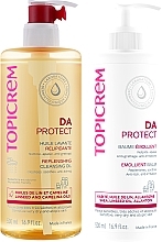 Set - Topicrem DA Protect (oil/500ml + balm/500ml) — photo N1