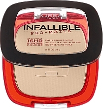 Fragrances, Perfumes, Cosmetics Face Powder - L'Oreal Paris Infallible Pro-Matte 16HR Powder