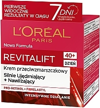 Anti-Wrinkle Day Cream with Elastin - L'Oreal Paris Revitalift Anti-Wrinkle + Strongly Firming Day Cream — photo N2