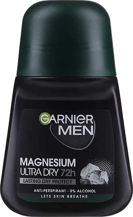 Roll-On Deodorant - Garnier Men Mineral Magnesium Ultra-Dry Anti-Perspirant Roll-On — photo N1