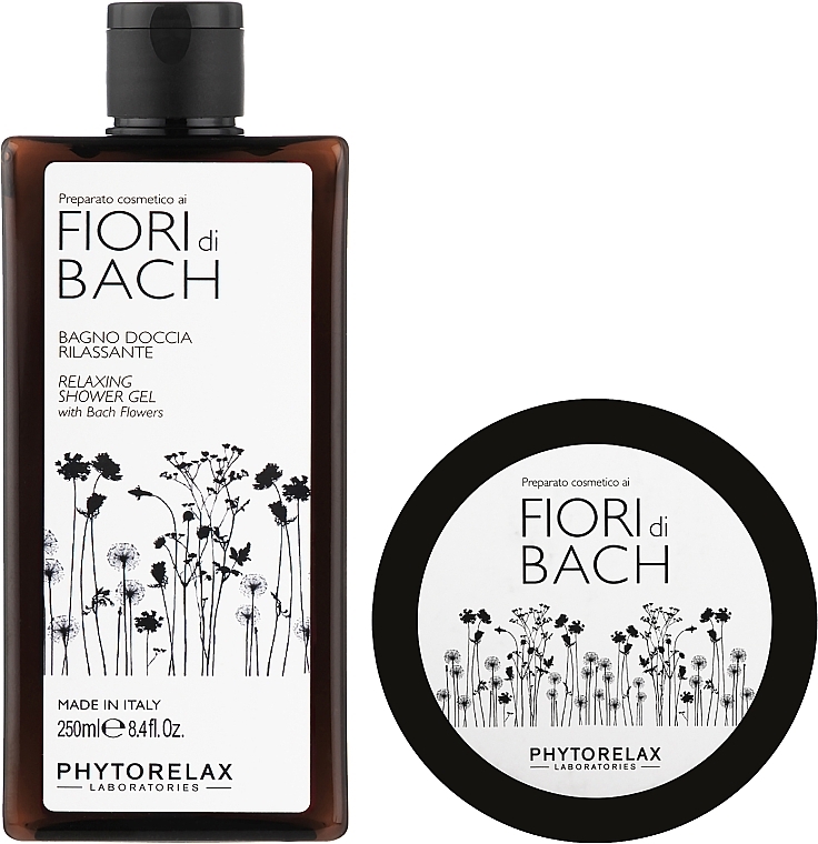 Set - Phytorelax Laboratories Bach Flowers (sh/gel/250ml + b/cr/250ml) — photo N7