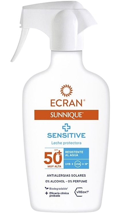 Sensitive Skin Sunscreen Spray - Ecran Sunnique Sensitive Spray SPF50+ — photo N1