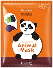 Fragrances, Perfumes, Cosmetics Sheet Mask - Bioaqua Blackberry Panda Mask