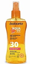 Fragrances, Perfumes, Cosmetics Two-Phase Sunscreen Spray SPF30 - Babaria Sun Sunscreen Biphasic Spray