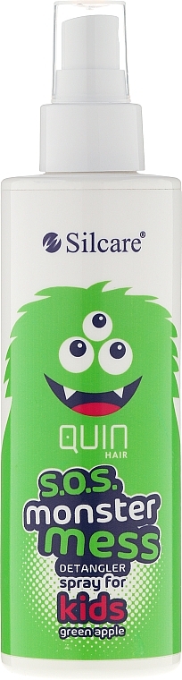 Detangling Hair Spray - Silcare Quin S.O.S. Monster Mess Kids Hair Spray — photo N1