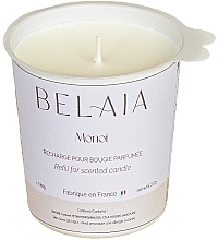 Monoi Scented Candle (refill) - Belaia Monoi Scented Candle Wax Refill — photo N1