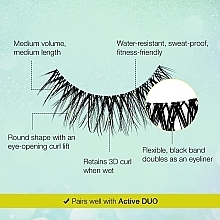 False Lashes Set - Ardell Active Lash Physical — photo N5