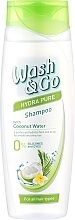 Fragrances, Perfumes, Cosmetics All Hair Types Coconut Water Shampoo - Wash&Go Hydra Pure Coconut Water Shampoo