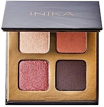 Fragrances, Perfumes, Cosmetics アイシャドウパレット - Inika Eyeshadow Quad Palette