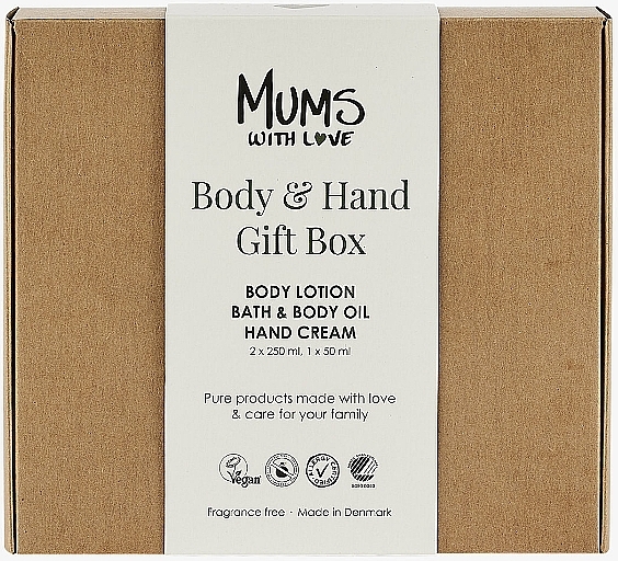 Set - Mums With Love Body & Hand Gift Box (lotion/250ml + cr/hand/50ml + oil/body/250ml) — photo N1