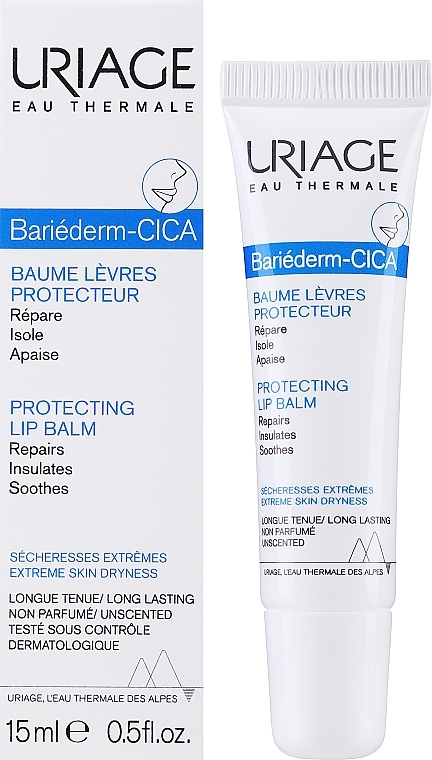 Cica Lip Repairing Balm - Uriage Bariederm Cica-Lips Repairing Balm — photo N3