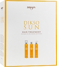 Fragrances, Perfumes, Cosmetics Set - Dikson Dikso Sun Hair Treatment Kit (shm/250ml + cond/250ml + serum/250ml)