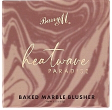 Blush - Barry M Heatwave Baked Marble Blusher — photo N1