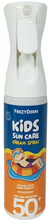 Kids Sunscreen Spray - Frezyderm Kids Sun Care Cream Spray Water Resistant SPF50+ — photo N1