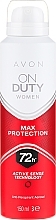 Fragrances, Perfumes, Cosmetics Antiperspirant Deodorant Spray - Avon On Duty Max Protection Antyperspirant