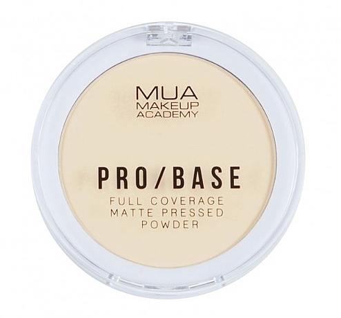 Face Compact Mattifying Powder - MUA Pro-Base Full Coverage Matte Pressed Powder — photo N1