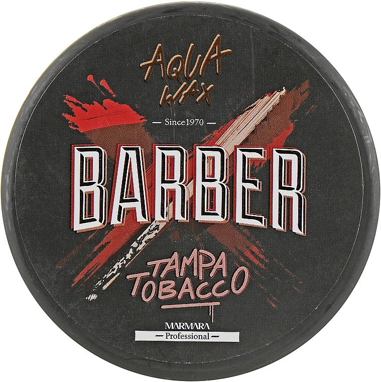 Hair Styling Pomade - Marmara Barber Aqua Wax Tampa Tabaco — photo N1