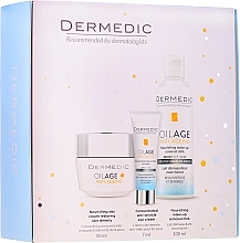 Fragrances, Perfumes, Cosmetics Set - Dermedic Oilage (milk/100ml + cr/50ml + eye/cr/7ml)