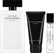 Fragrances, Perfumes, Cosmetics Narciso Rodriguez For Her Pure Musc - Set (edp/100ml + edp/mini/10ml + b/lot/50ml)