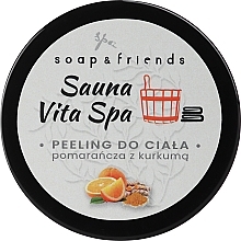 Fragrances, Perfumes, Cosmetics Orange & Turmeric Body Salt Scrub - Soap & Friends Sauna Vita Spa