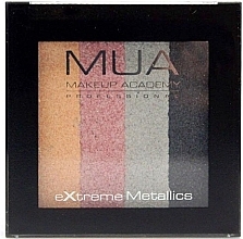 Fragrances, Perfumes, Cosmetics Eyeshadow Palette - MUA Extreme Metallics Eye Shadow