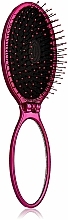 Hair Brush, pink - Wet Brush Pop & Go Detangler Hair Brush Pink — photo N3