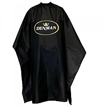 Fragrances, Perfumes, Cosmetics Hairdressing Cape, black - Denman Black Waterproof Hairdressers Cape