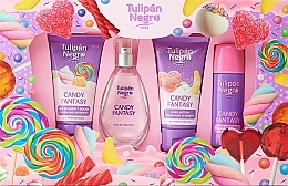 Fragrances, Perfumes, Cosmetics Tulipan Negro Candy Fantasy - Set (edt/50ml + b/spray/50ml + sh/gel/75ml + b/lot/75ml)