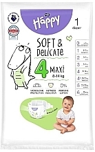 Baby Diapers 8-14 kg, size 4 Maxi, 1 pc - Bella Baby Happy Soft & Delicate — photo N1